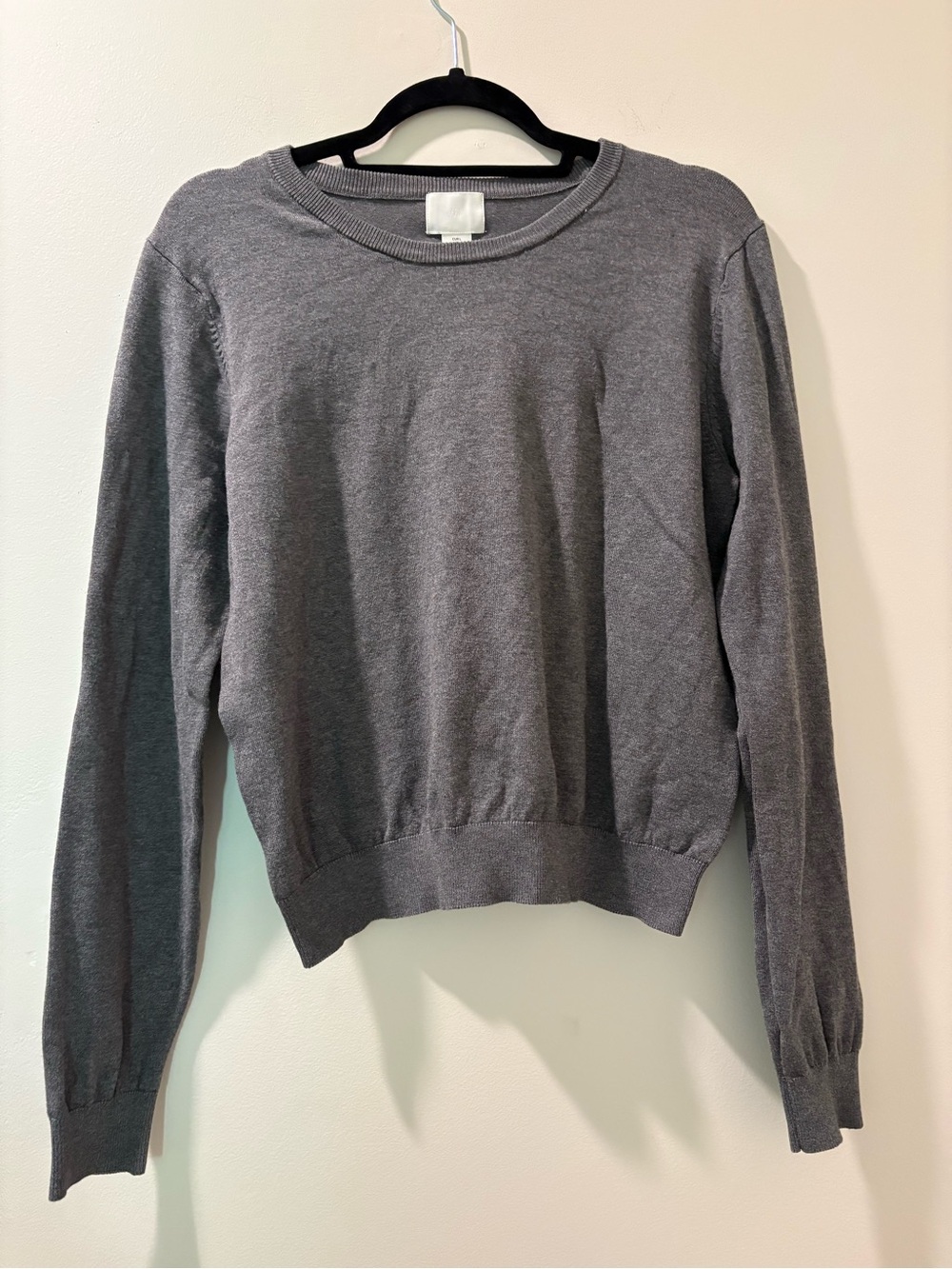 H&M Charcoal Gray Crewneck Sweater